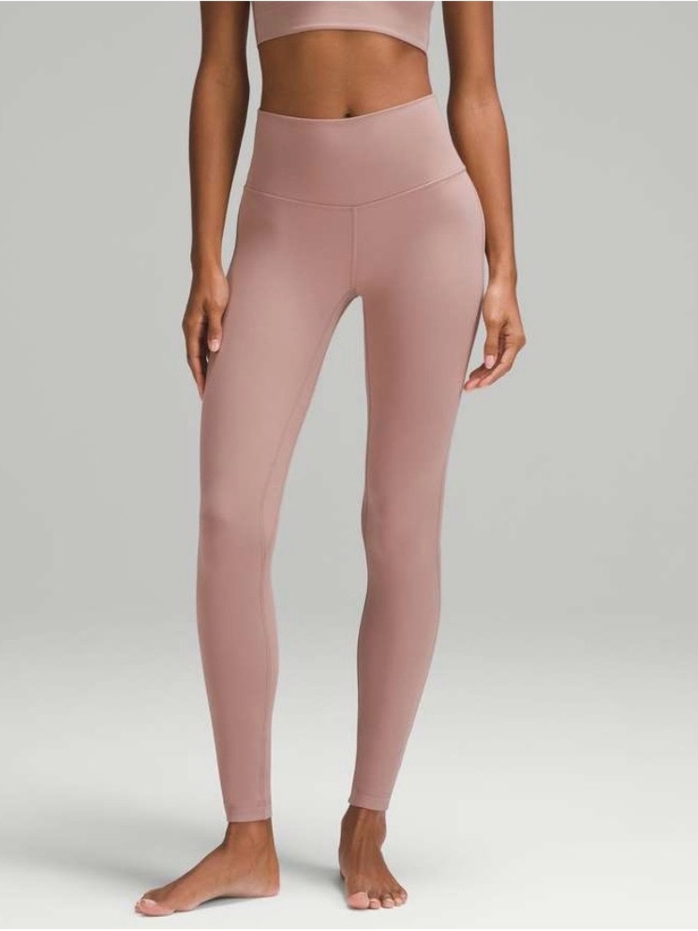 Lululemon Align High-Rise Pant 25” Double-Lined Twilight Rose Size 0